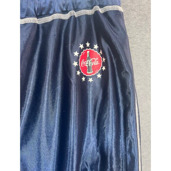 Vintage Coca Cola Mens Reversible Tracks Pants Blue/Red Size Large - Picture 4 of 11